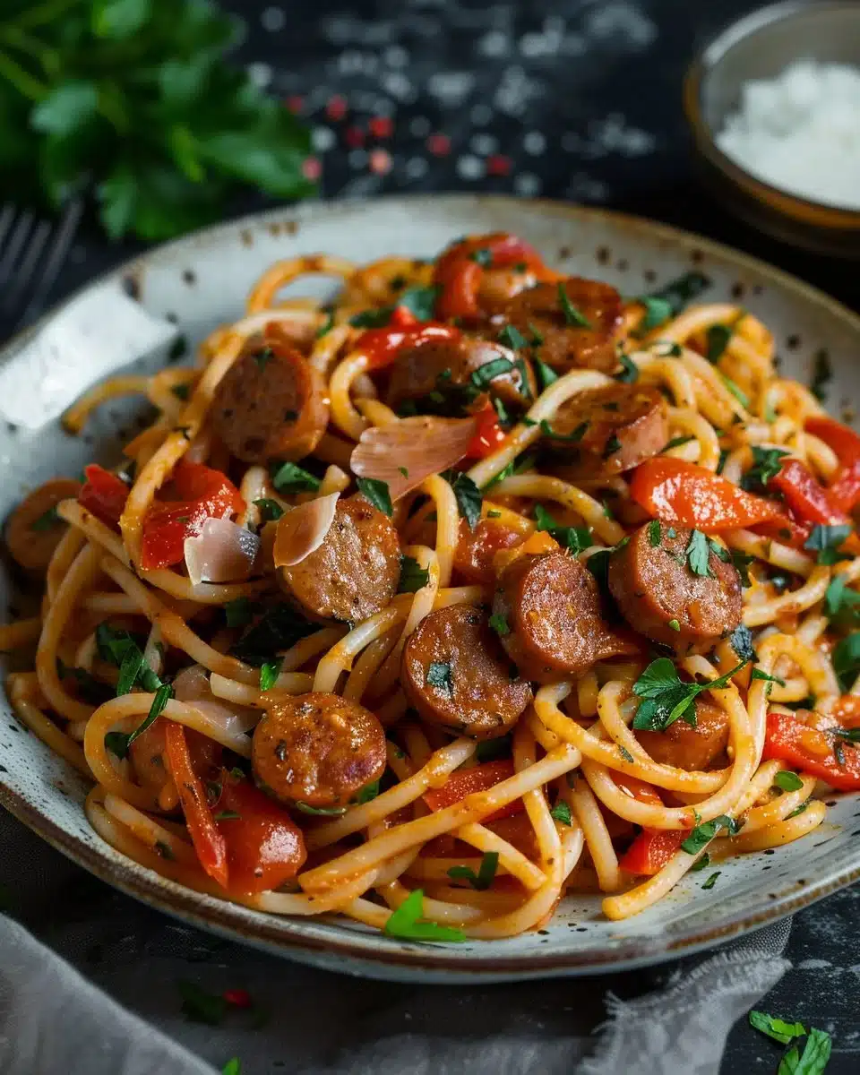 Cajun Sausage Pasta