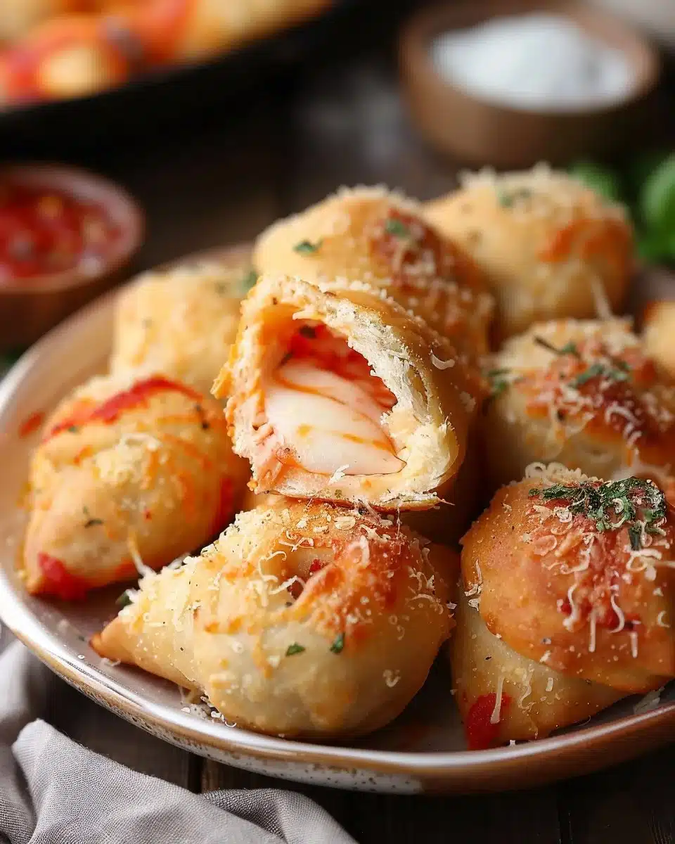 Crispy Air Fryer Pizza Rolls