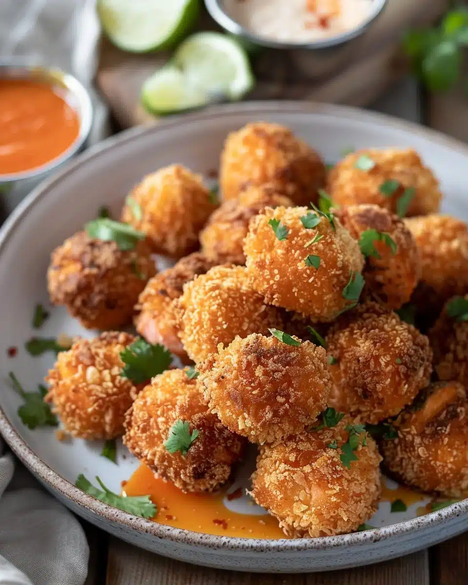 Crispy Bang Bang Salmon Bites