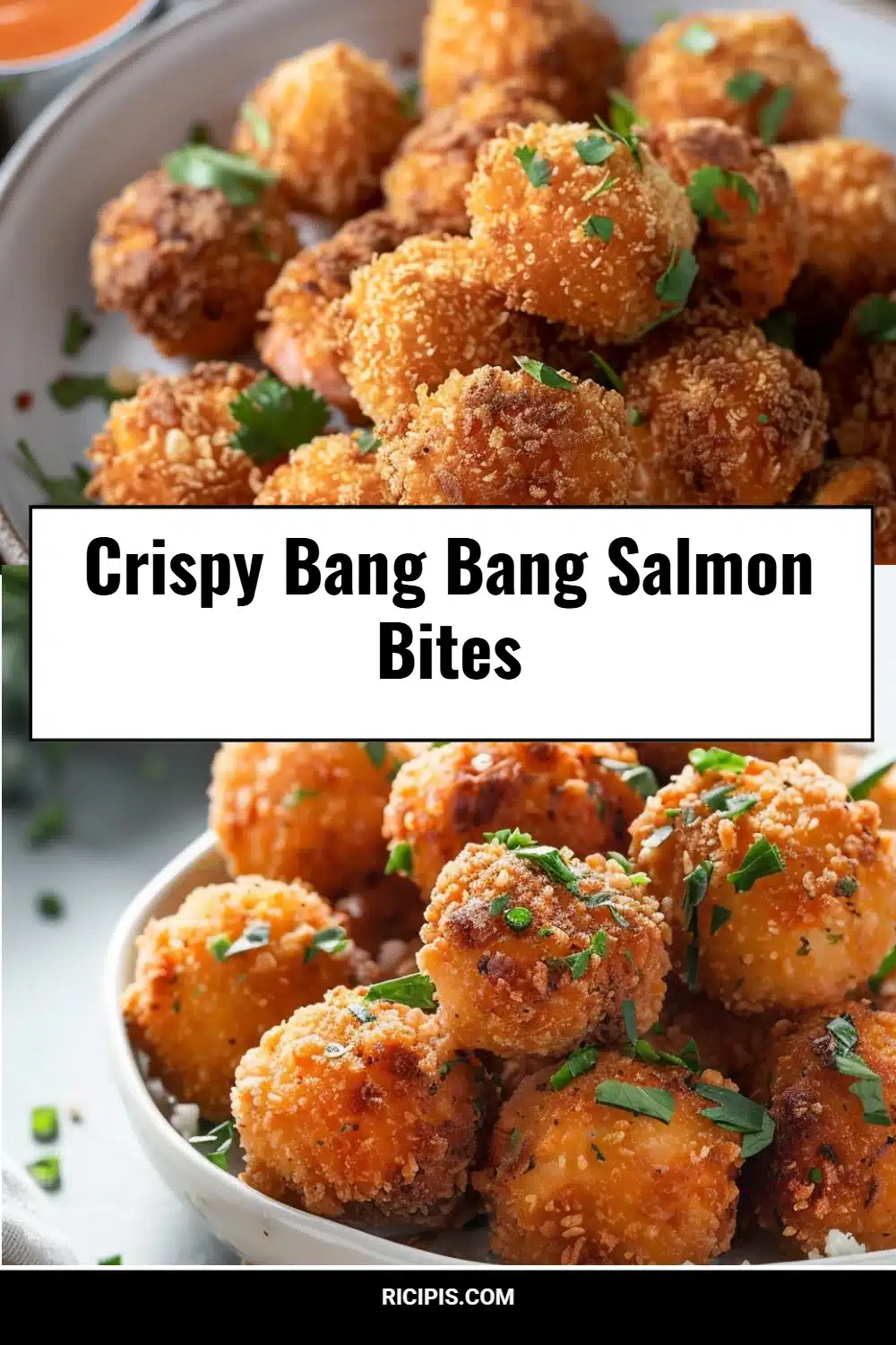Crispy Bang Bang Salmon Bites