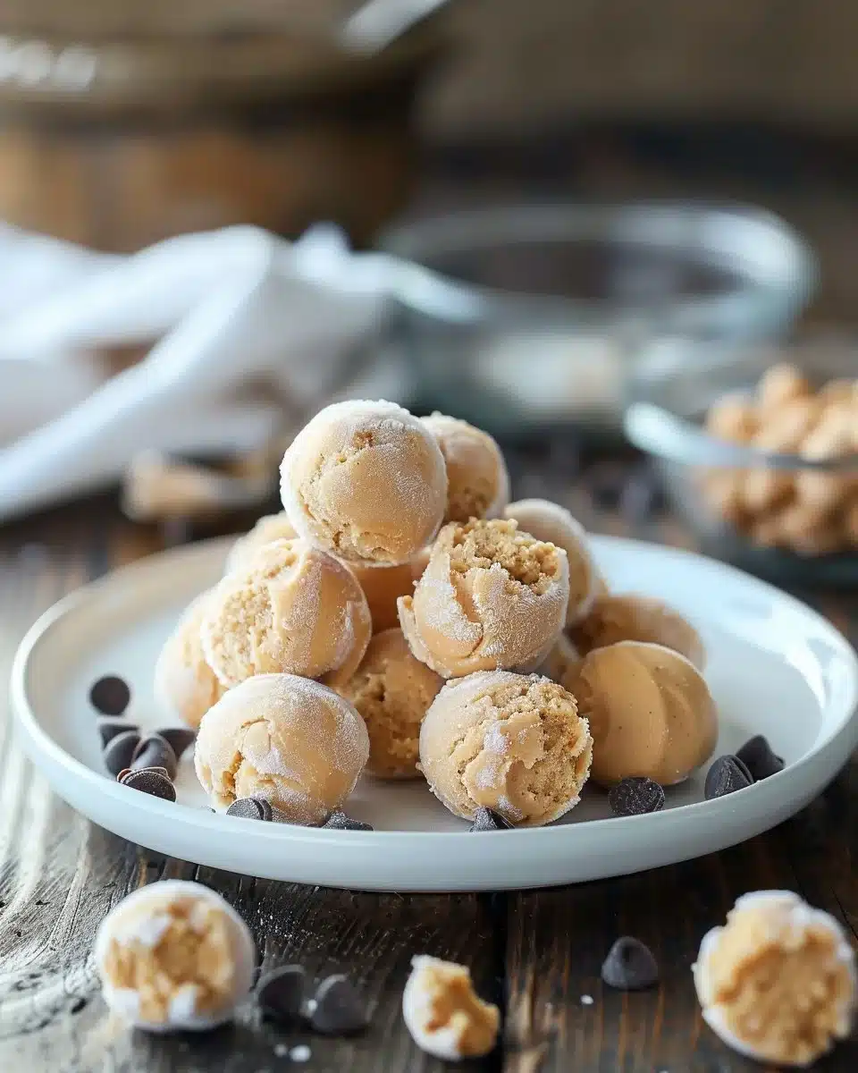 Frozen Greek Yogurt Peanut Butter Bites