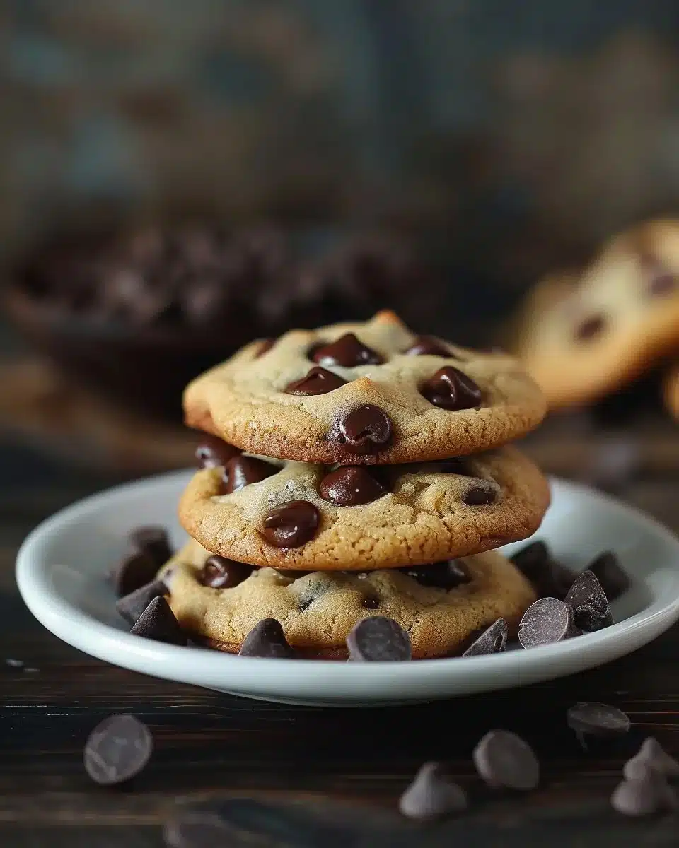 Gooey Chocolate Chip Cookies