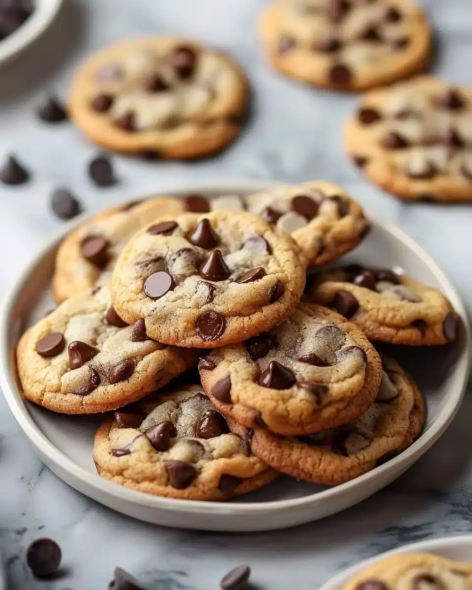 Gooey Chocolate Chip Cookies