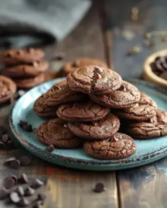 Gourmet brownie cookies with rich chocolate and chewy texture