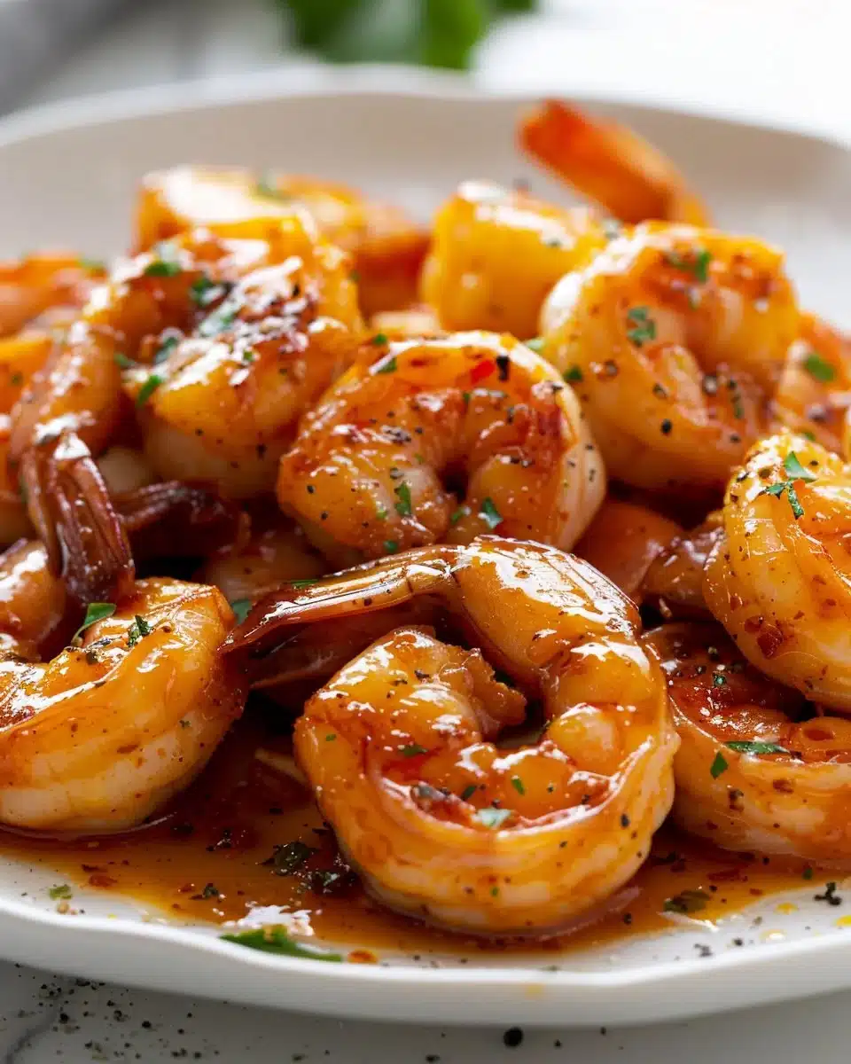 High-Protein Honey Garlic Shrimp
