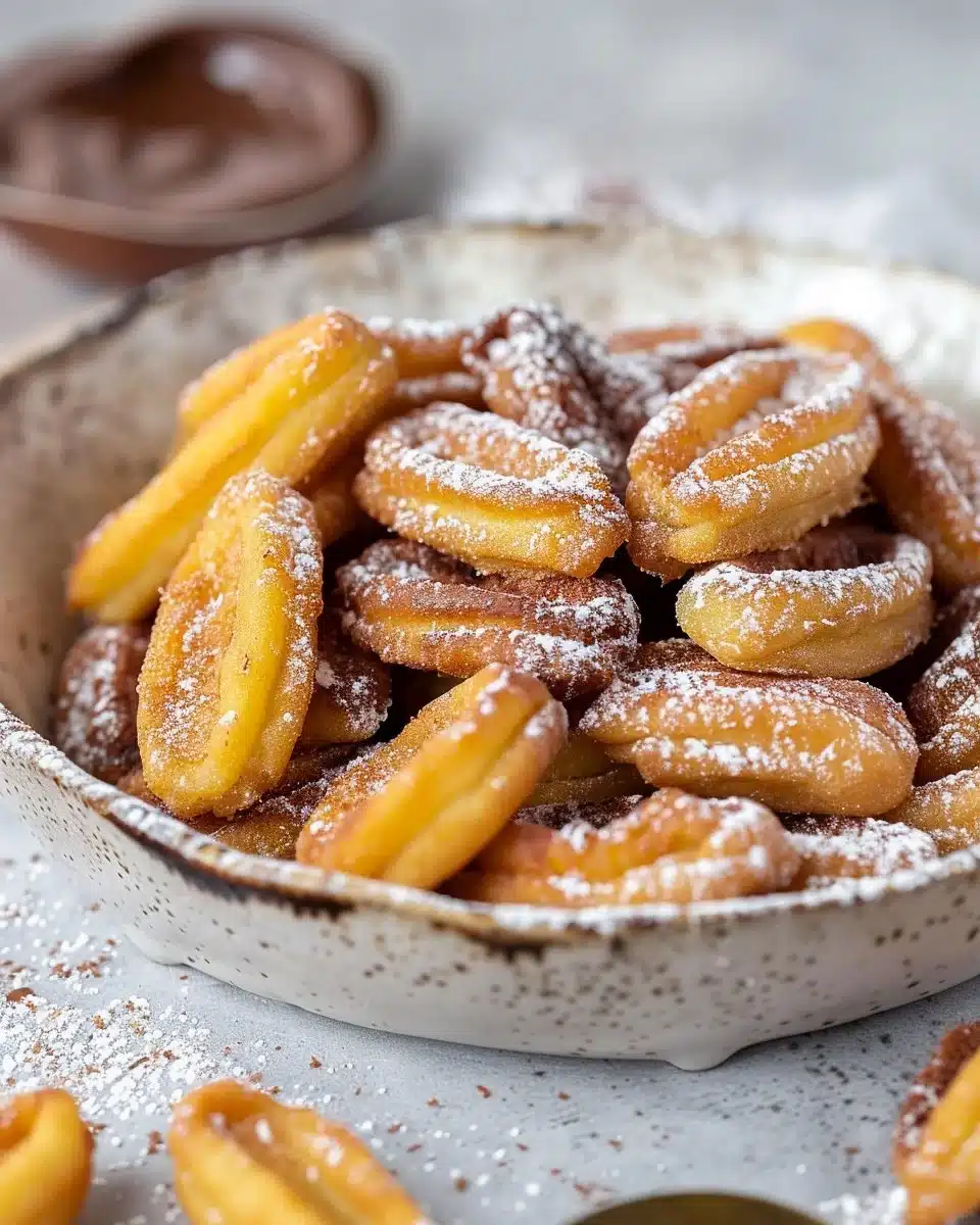 Homemade Churro Bites with Nutella