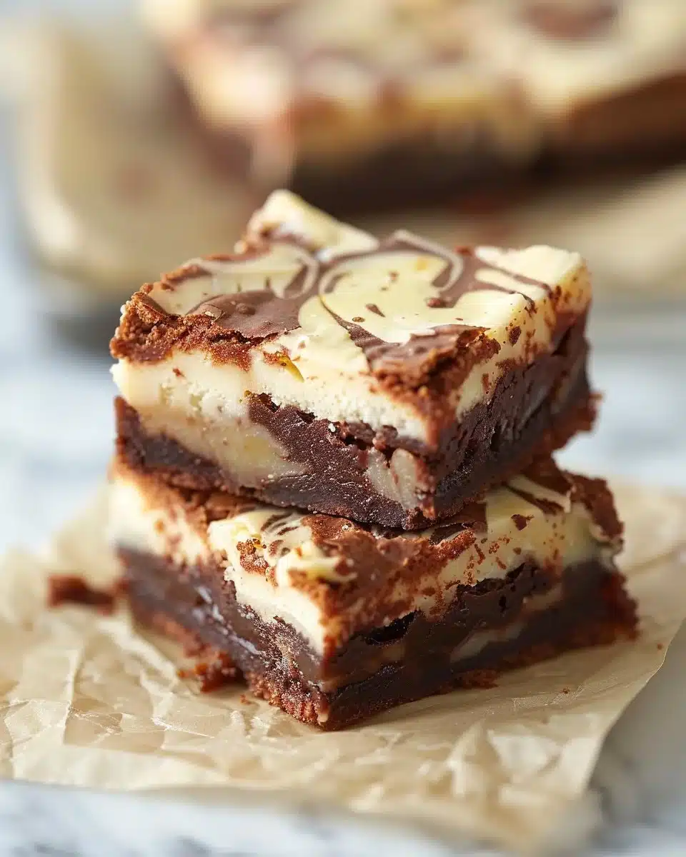 Indulgent Cheesecake Brownies