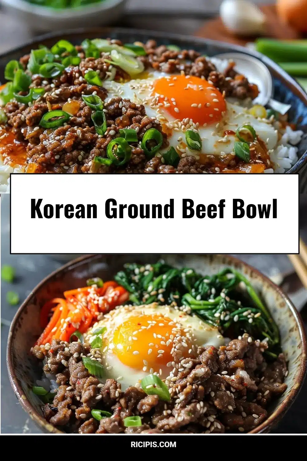 Korean Ground Beef Bowl
