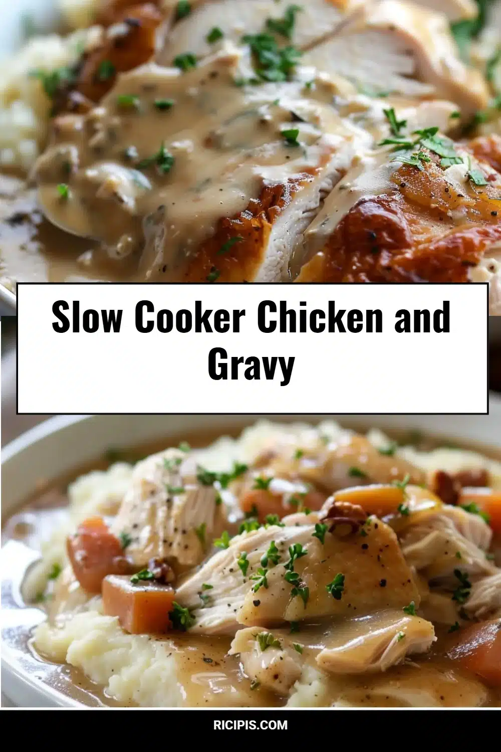 Slow Cooker Chicken and Gravy