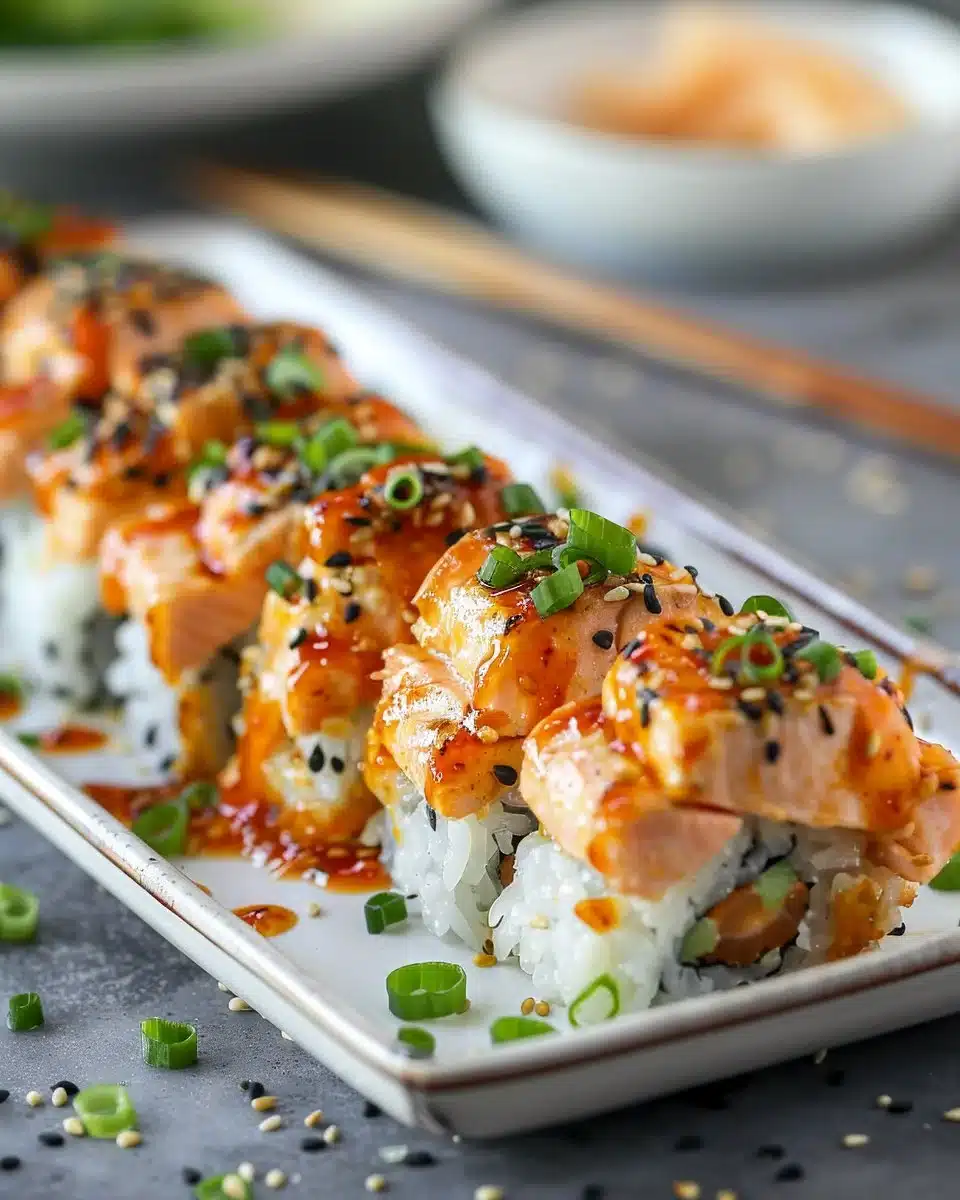 Spicy Salmon Sushi Bake Recipe