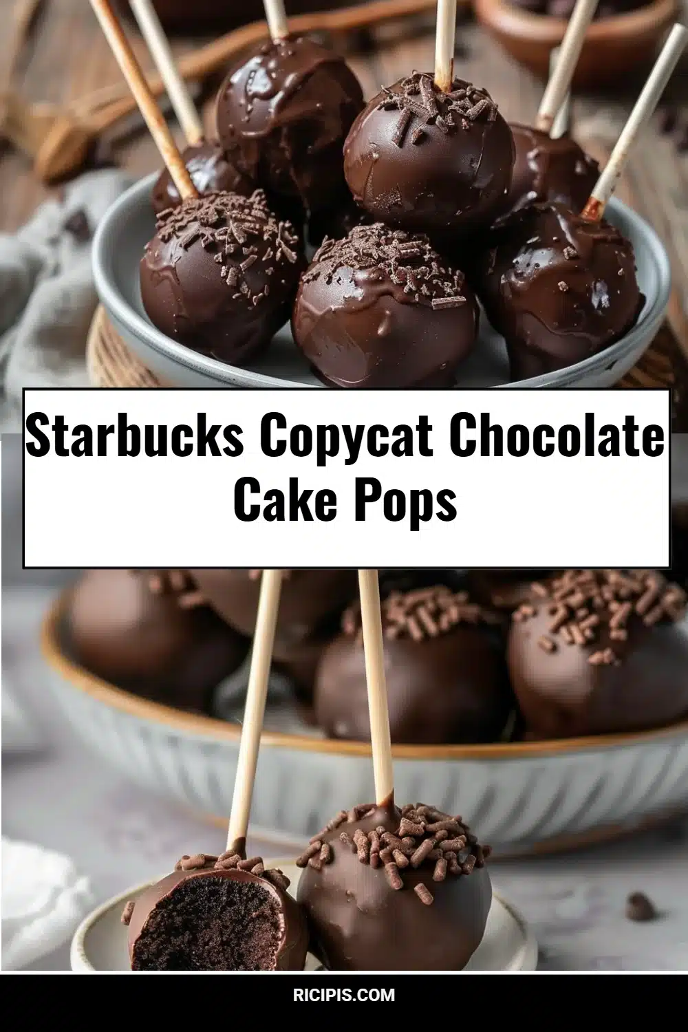 Starbucks Copycat Chocolate Cake Pops