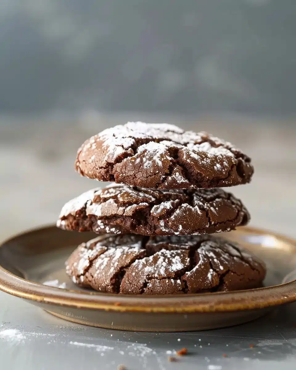 The BEST Chocolate Crinkle Cookies Recipe