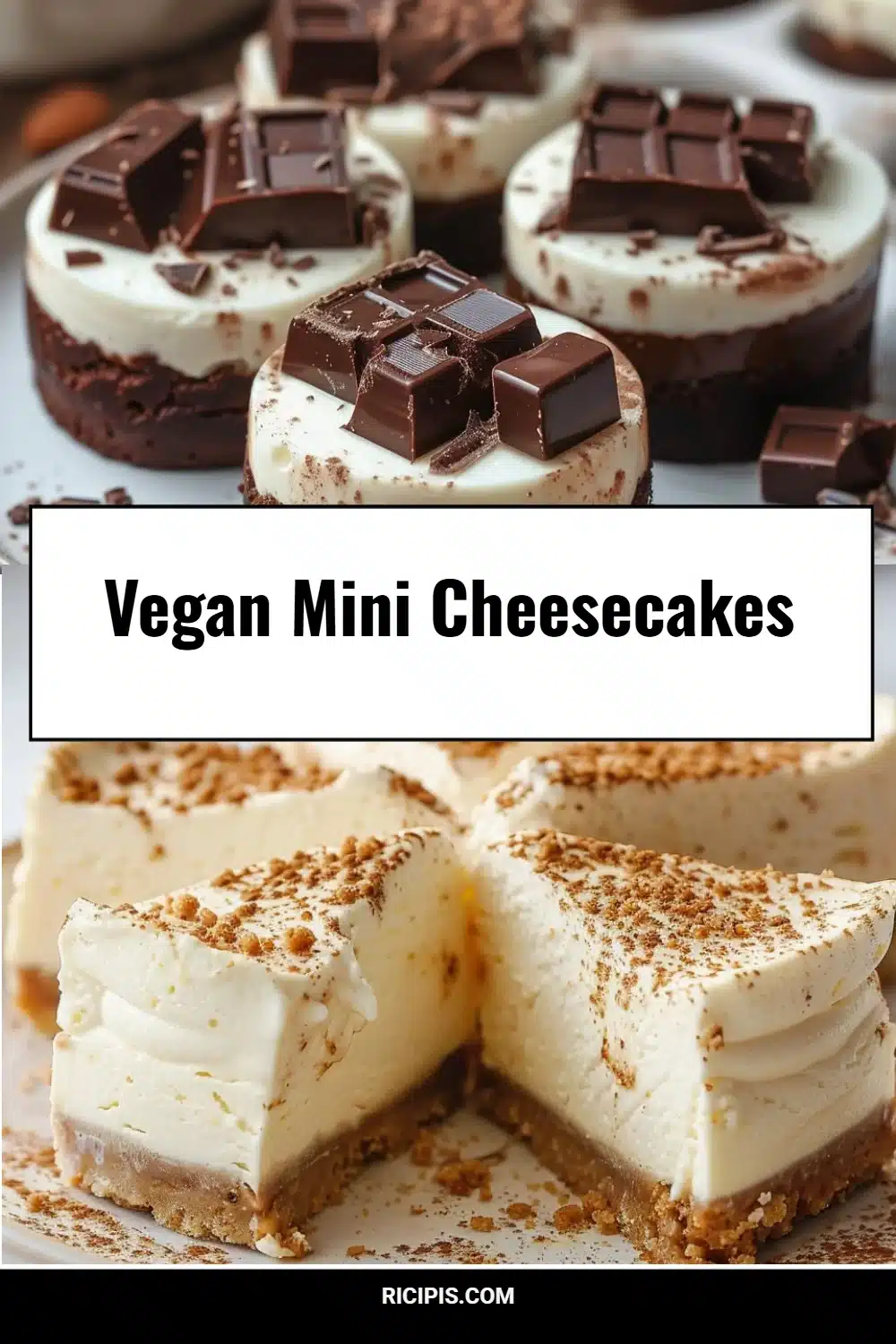 Vegan Mini Cheesecakes