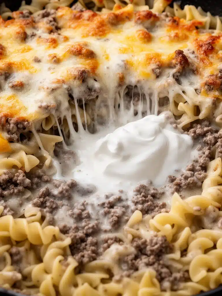 30-Minute Ground Beef Stroganoff