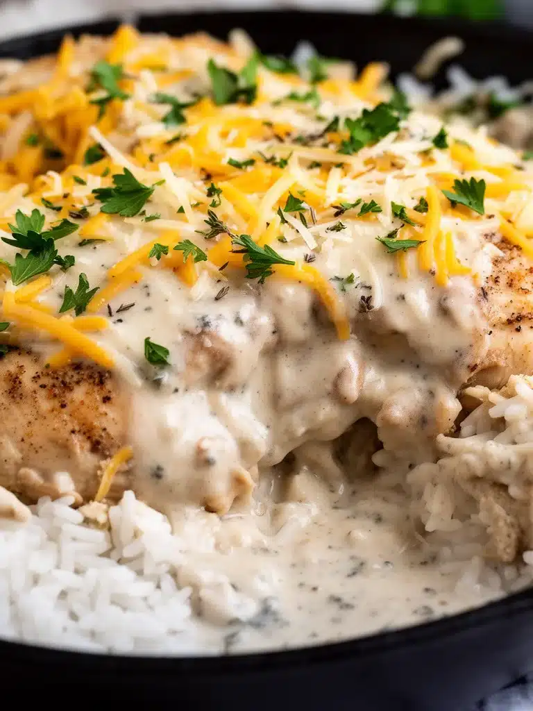 Best Smothered Chicken and Rice Recipe