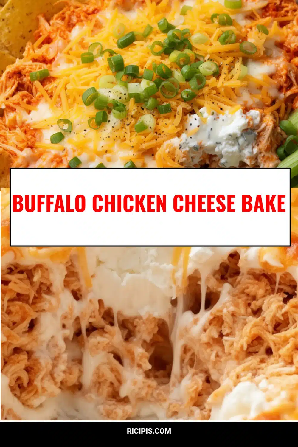Buffalo Chicken Cheese Bake