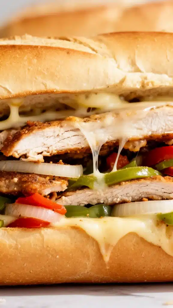 Chicken Philly Cheese Steaks