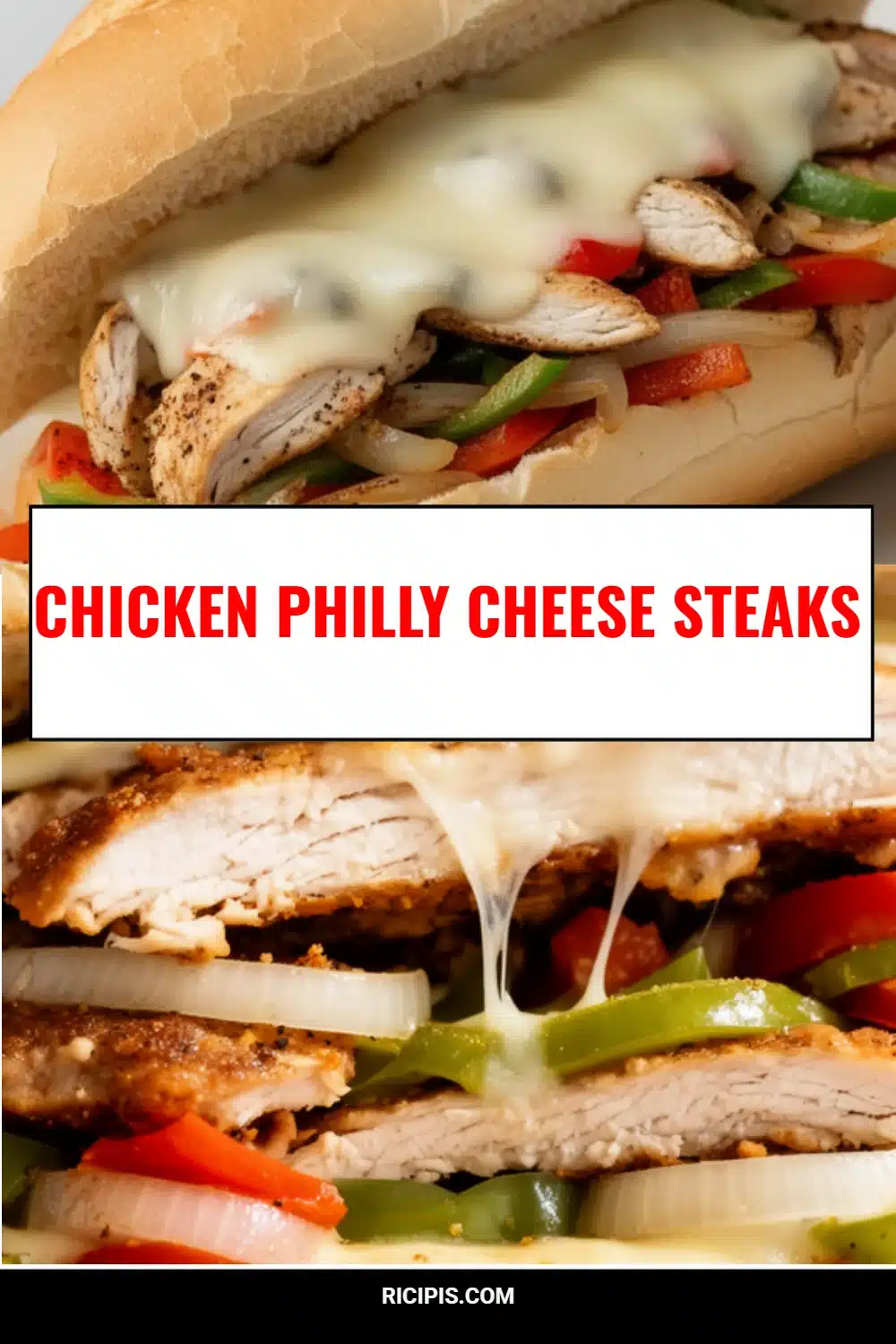 Chicken Philly Cheese Steaks