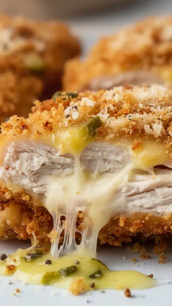Crispy Dill Pickle Parmesan Chicken