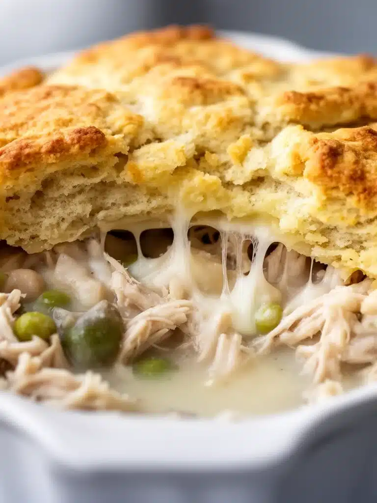 Easy and Delicious Chicken Pot Pie with Biscuits Recipe