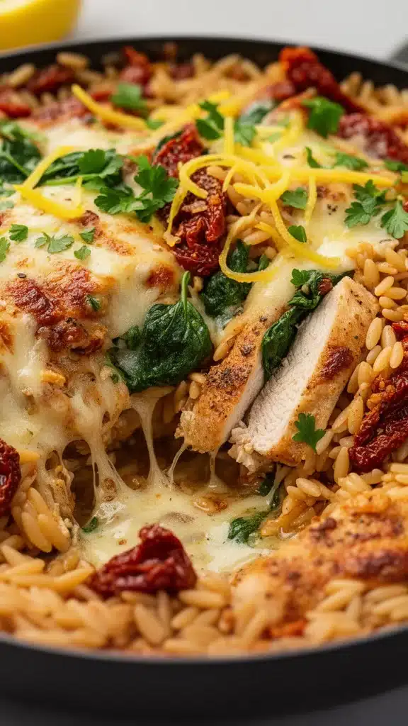 Flavorful Mediterranean Chicken Orzo Recipe For A Healthy Dinner