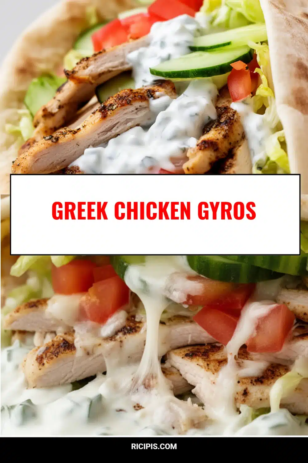 Greek Chicken Gyros