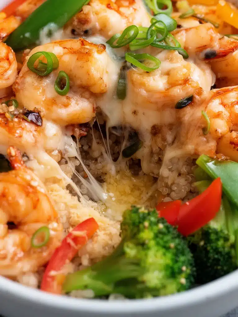 Honey Garlic Shrimp Bowls