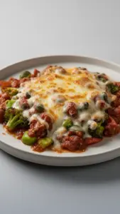 Delicious dinner recipe served on a plate with vibrant colors and fresh ingredients.