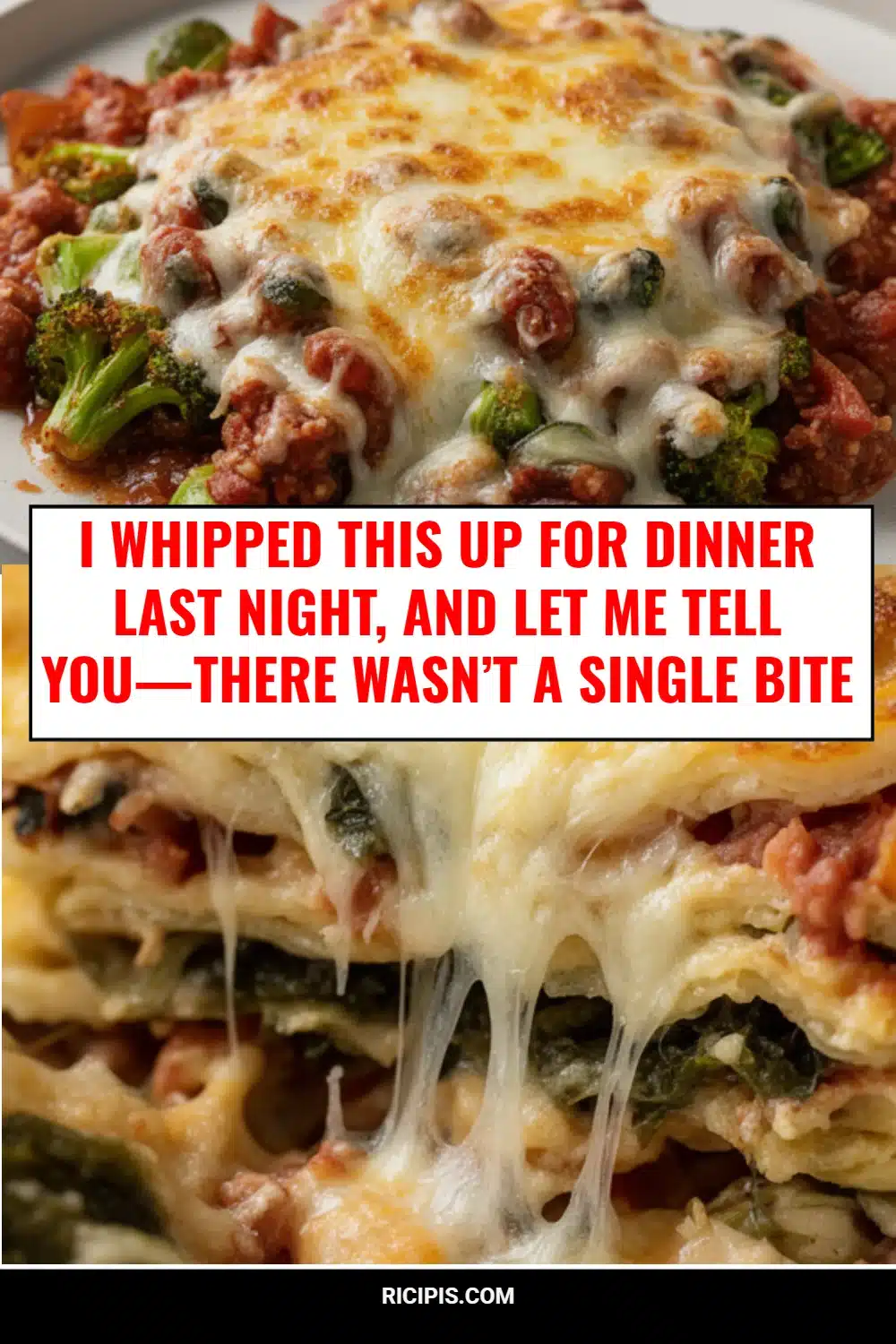 I whipped this up for dinner last night, and let me tell you—there wasn’t a single bite