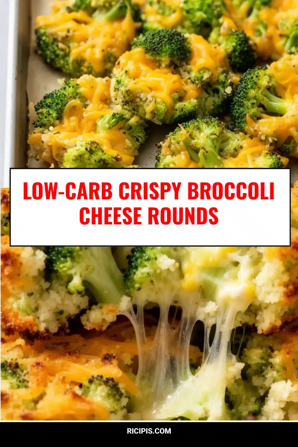 Low-Carb Crispy Broccoli Cheese Rounds