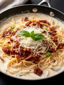 Delicious plate of Marry Me Pasta, perfect for a romantic dinner.