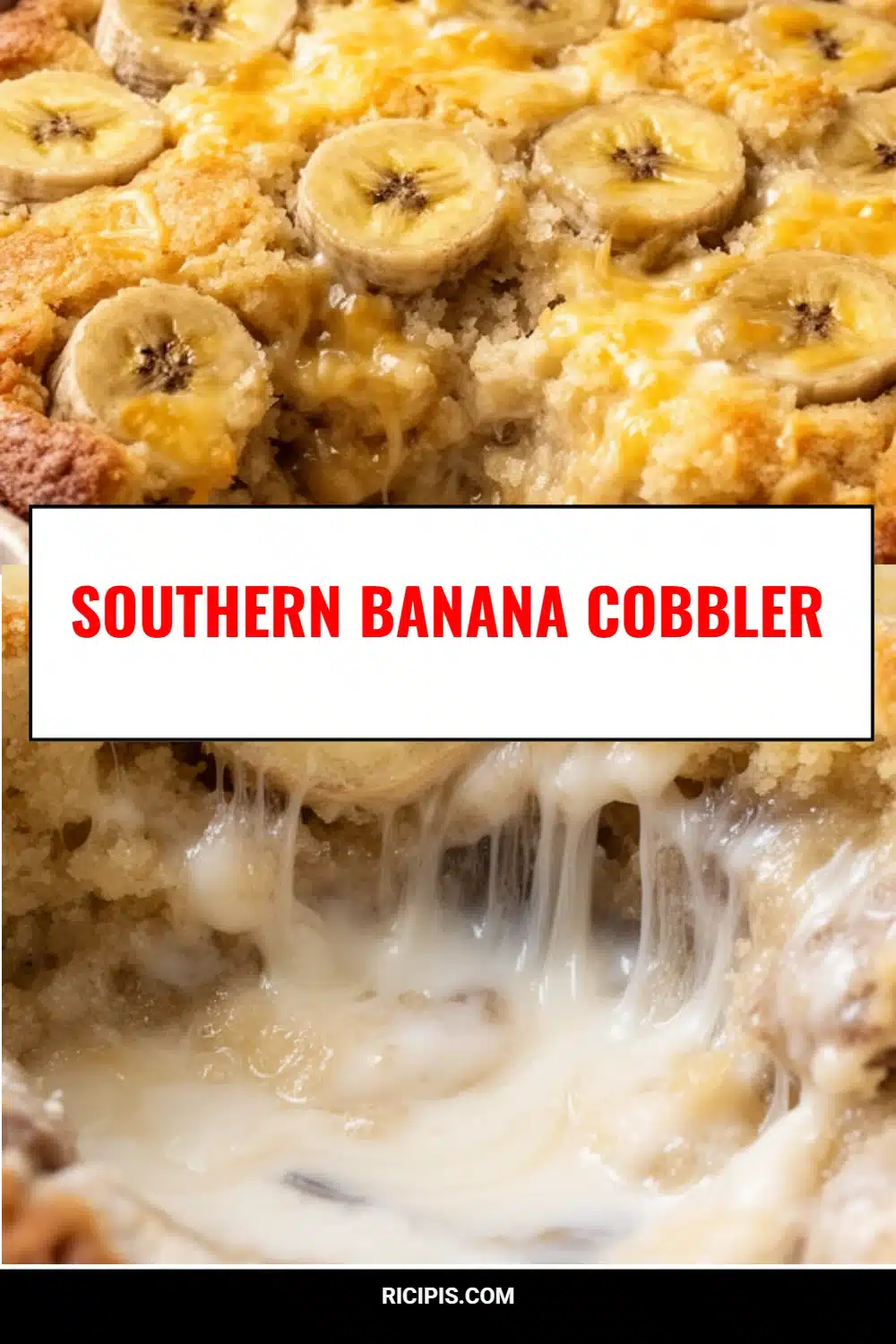 Southern Banana Cobbler