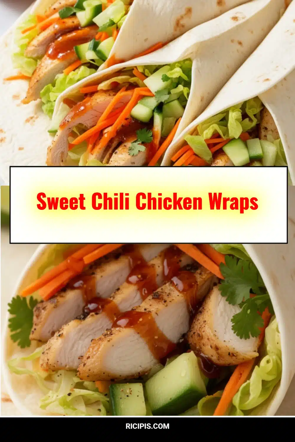 Sweet Chili Chicken Wraps