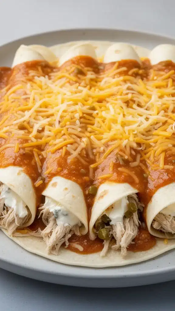 White Chicken Enchiladas