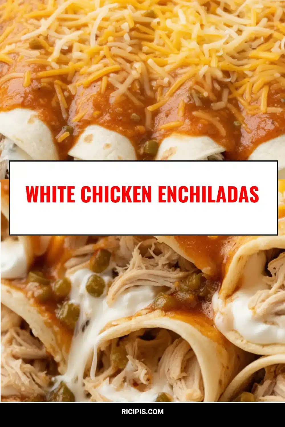 White Chicken Enchiladas